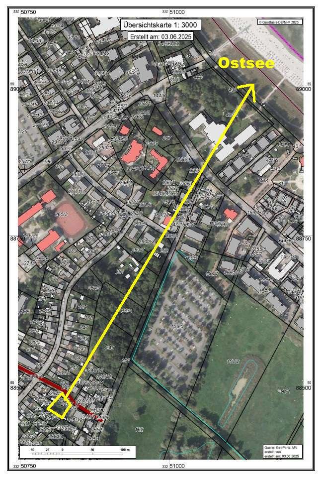 Ihr Platz an der Ostseeküste – 763 m² Baugrundstück in Boltenhagen, fußläufig zum Strand
