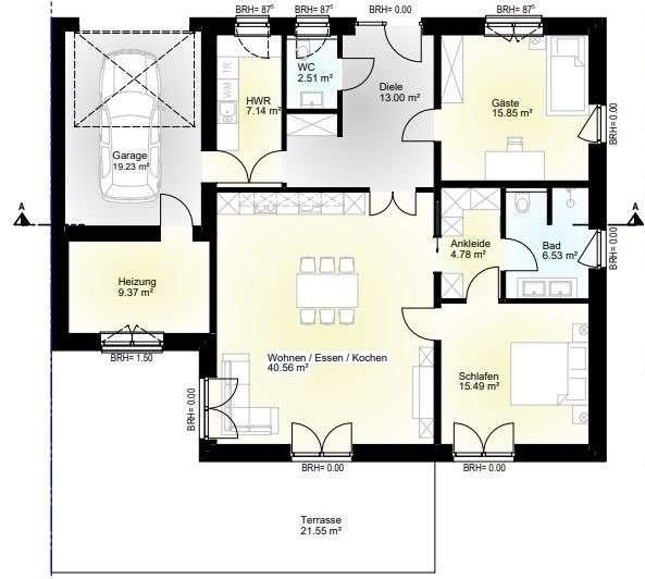 Zentraler geht es nicht! Eleganter komf. Neubauwalmdachbungalow in Bestwohnlage (Lückenbebauung)!