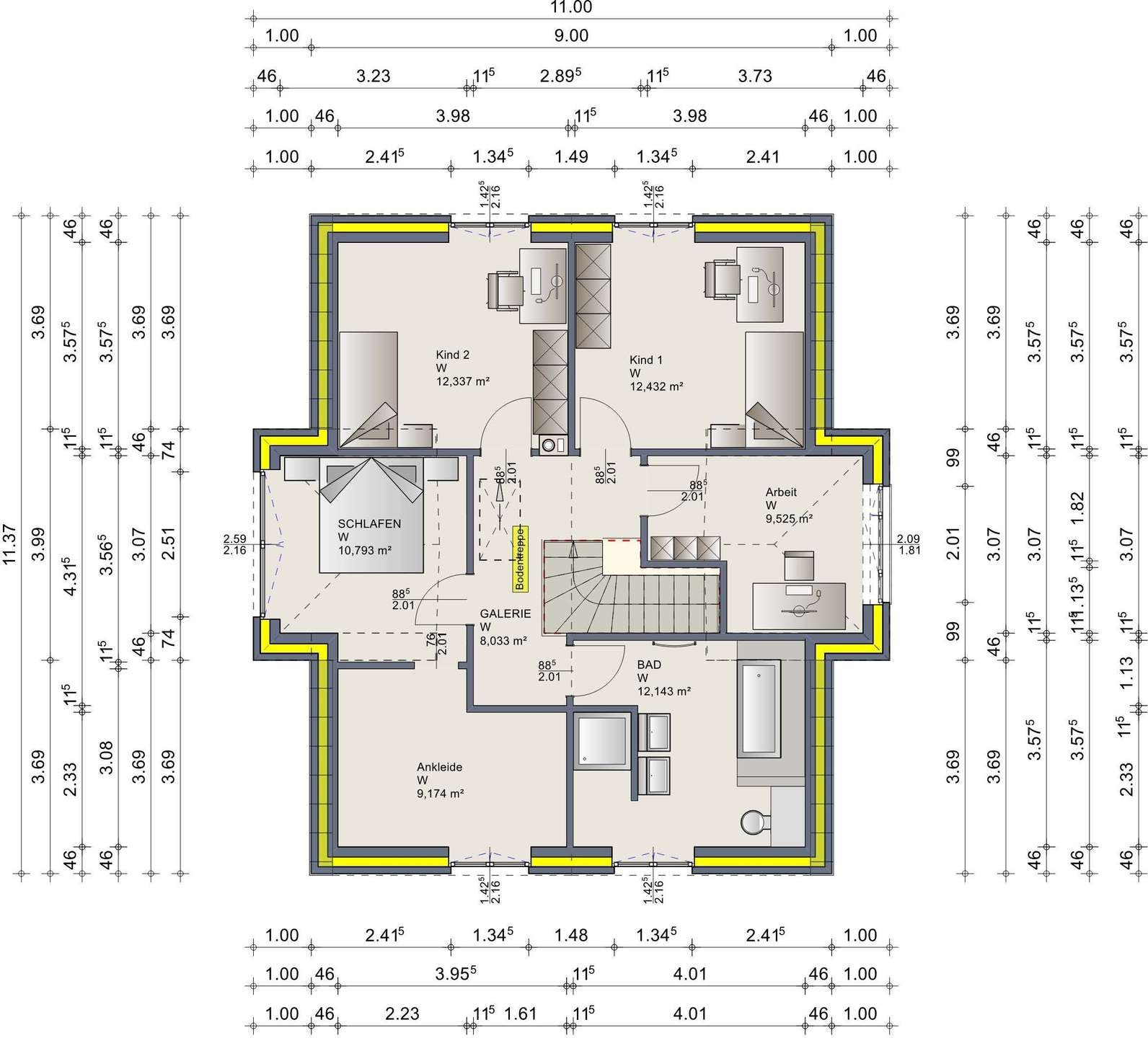 Provisionsfrei für Käufer! Exklusiver Neubau - Einfamilienhaus im modernen Baustil