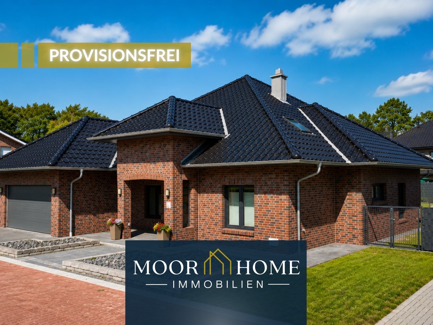 Provisionsfrei: Moderner Walmdachbungalow für höchste Wohnansprüche 