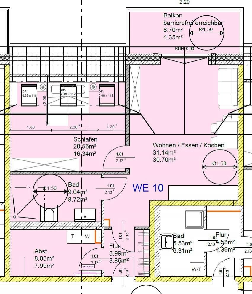 Modernes Wohnen - Exklusive 2-Zimmer-DG-Wohnung in top Lage - Erstbezug