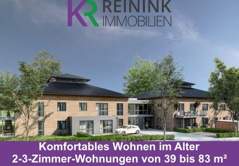 Neubau mit QNG-Siegel: barrierefrei | 2-3-Zimmer-Wohnungen | Terrasse/ Balkon und Stellplatz