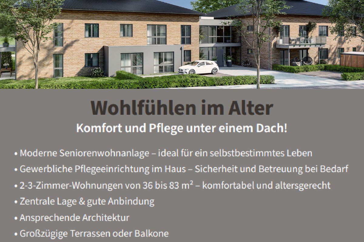 Neubau mit QNG-Siegel: barrierefrei | 2-3-Zimmer-Wohnungen | Terrasse/ Balkon und Stellplatz