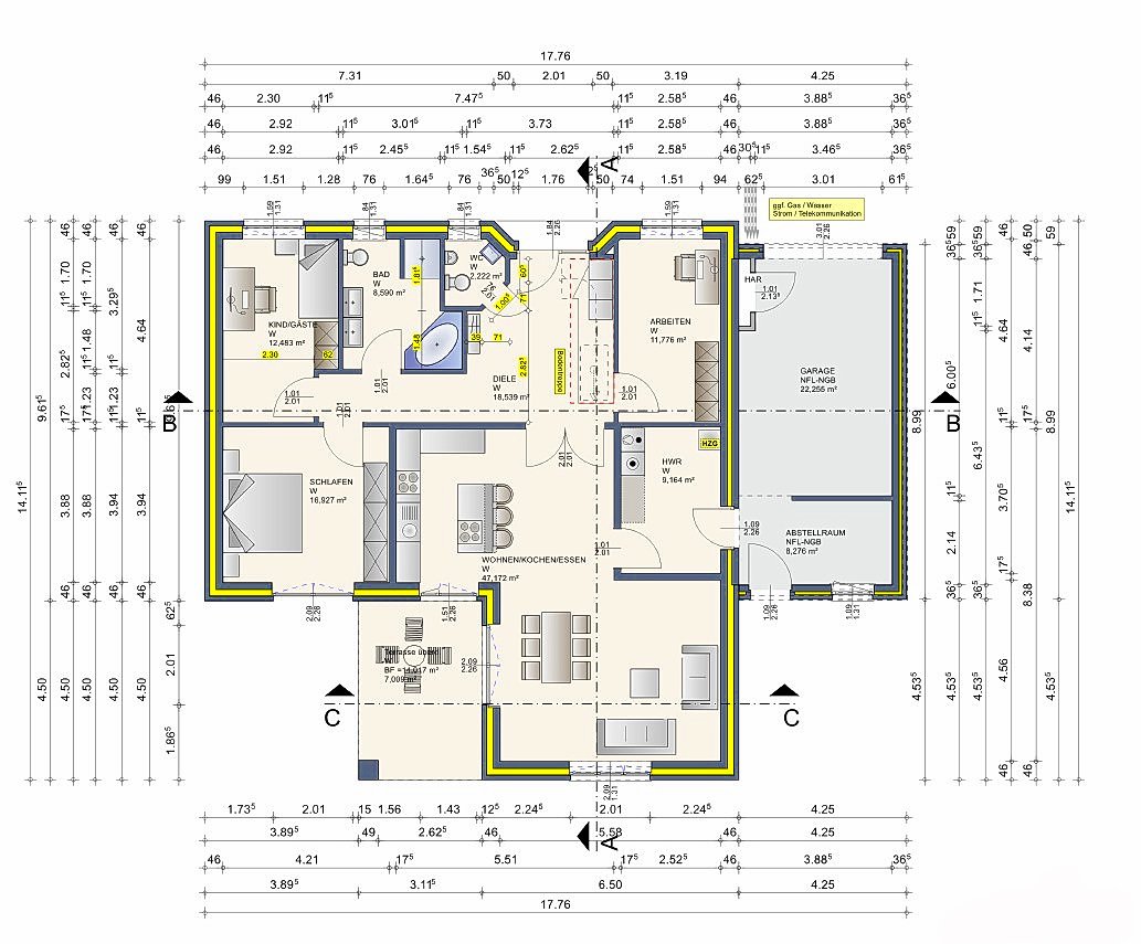 Provisionsfrei für Käufer: Exklusiver KFW 55 -Walmdachbungalow am See - Traumhaft
