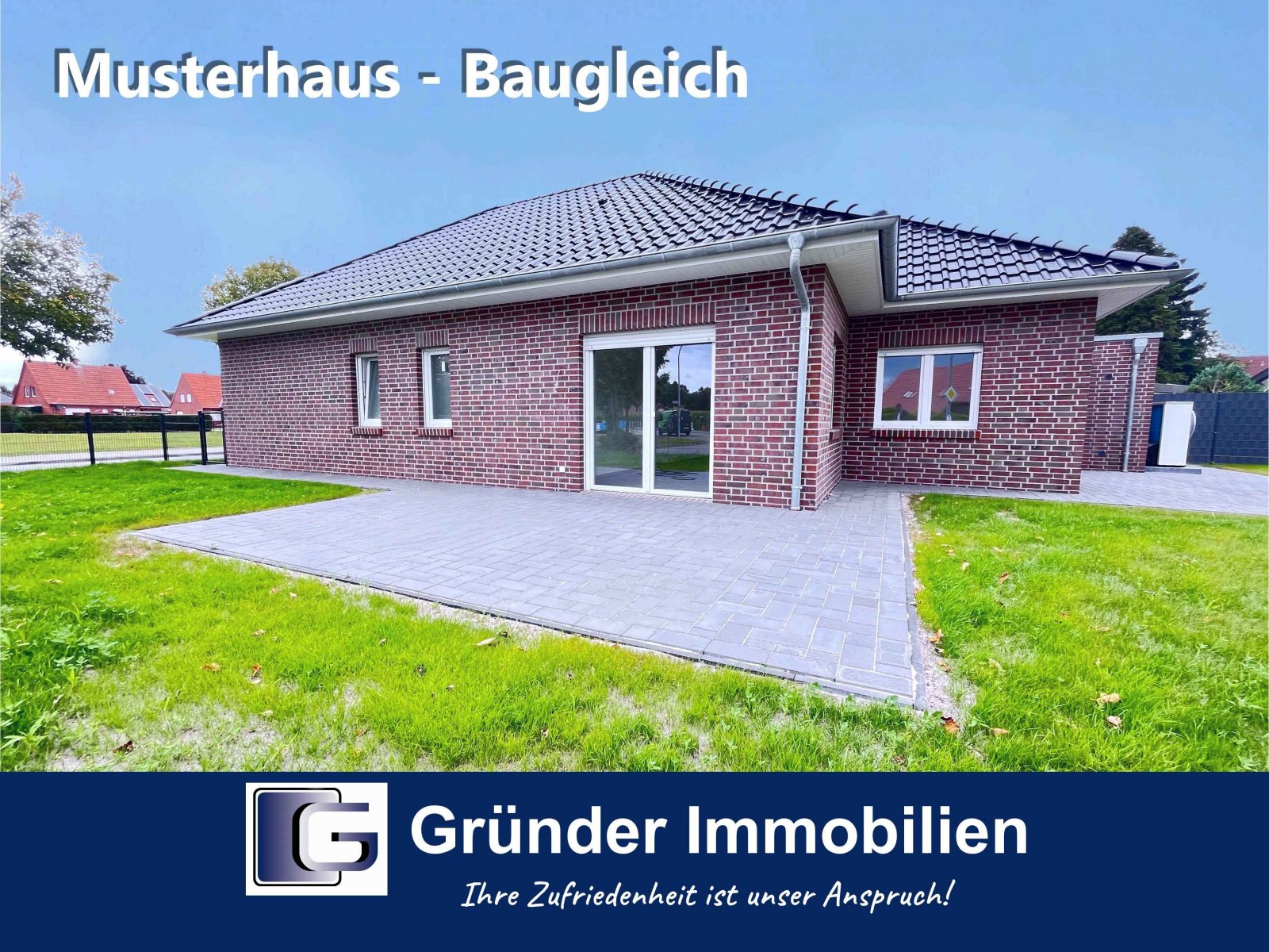 Käufer Provisionsfrei! Schicker Neubau-Bungalow - Sackgassenendlage!
