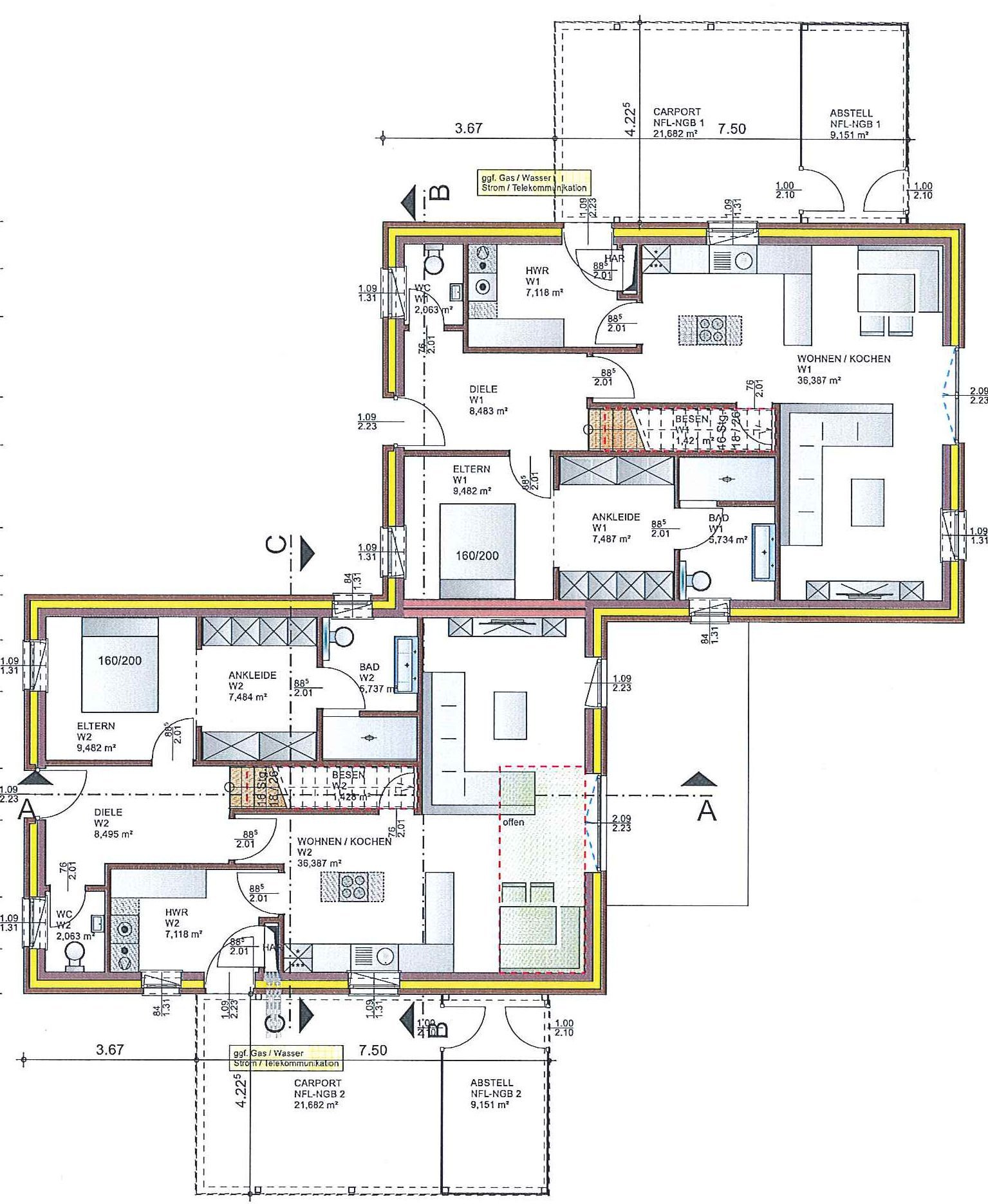 Hochwertig ausgestattete barrierefreie Neubau – Doppelhaushälfte