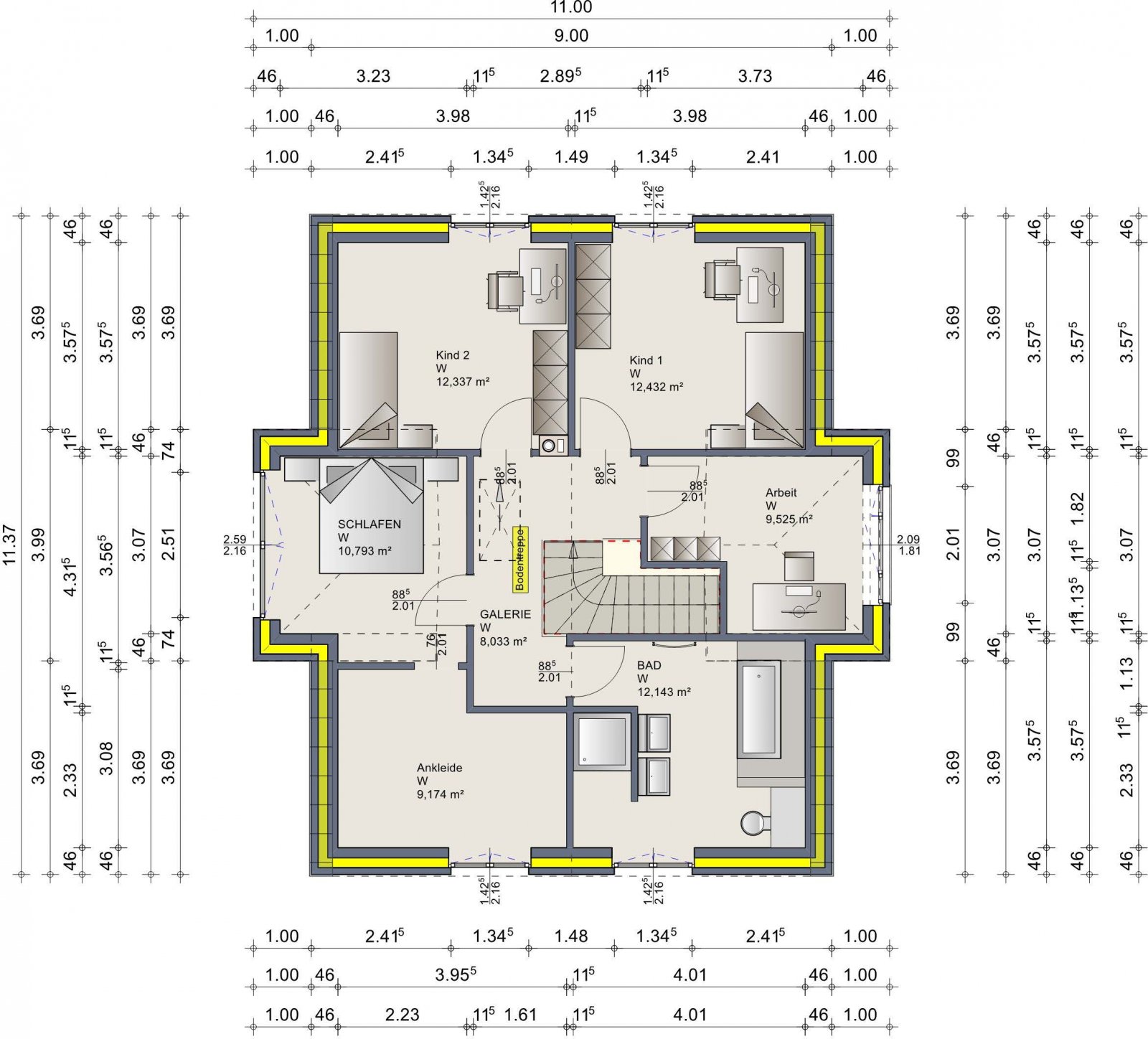 Exklusiver Neubau - Einfamilienhaus im modernem Baustil