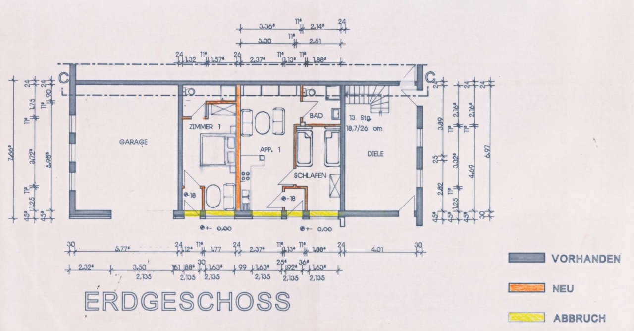 Grundriss EG Ferienwhg.-1
