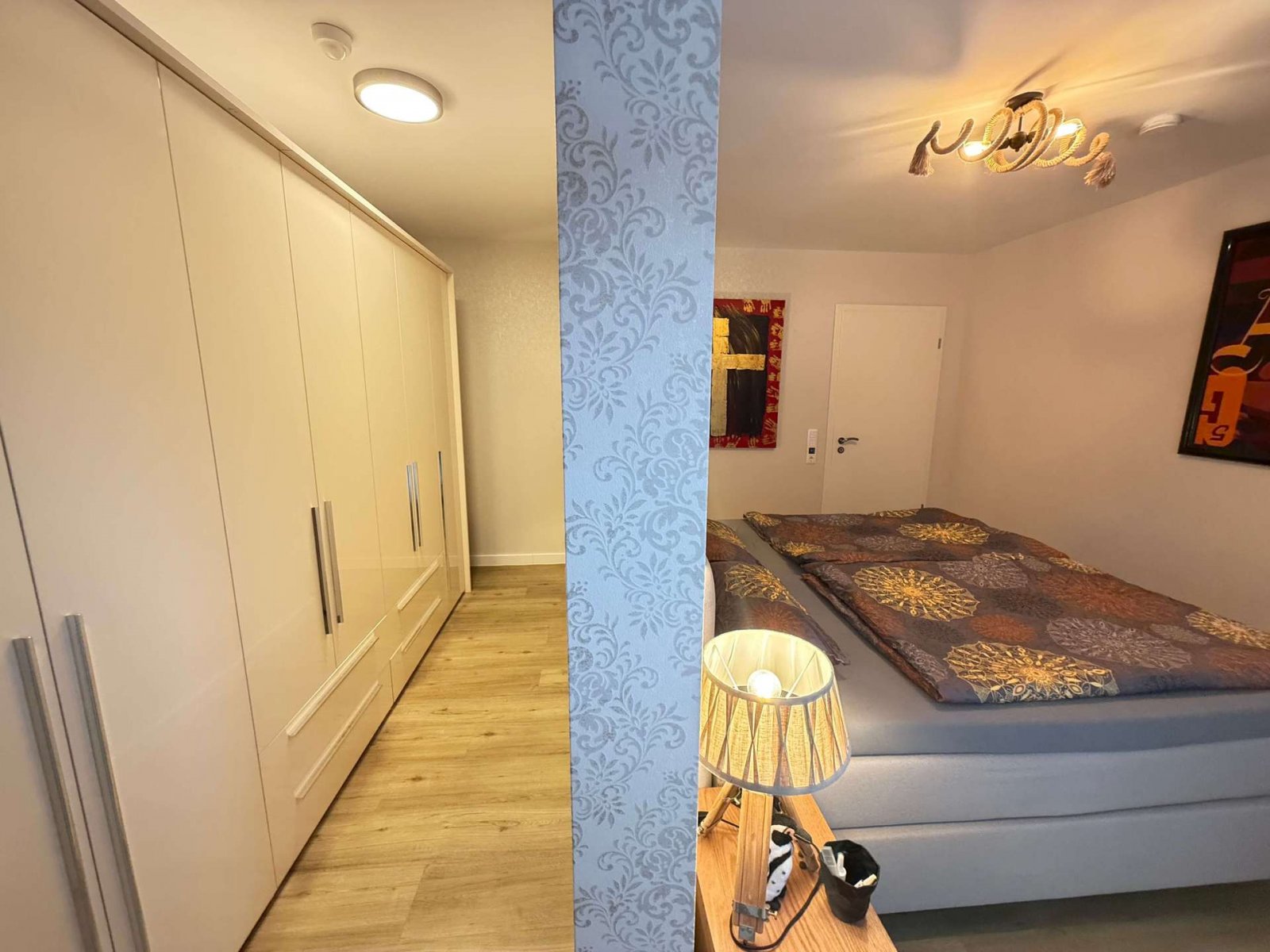 Schlafzimmer mit Einbauschrank Schlafzimmer mit Einbauschrank