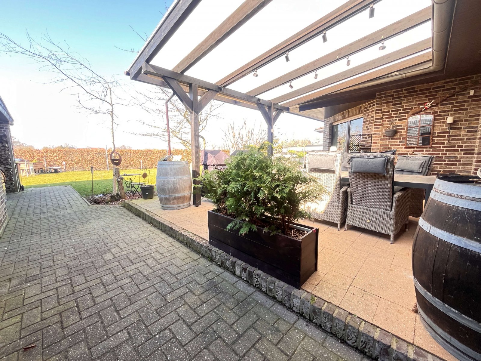 Überdachte Terrasse Überdachte Terrasse