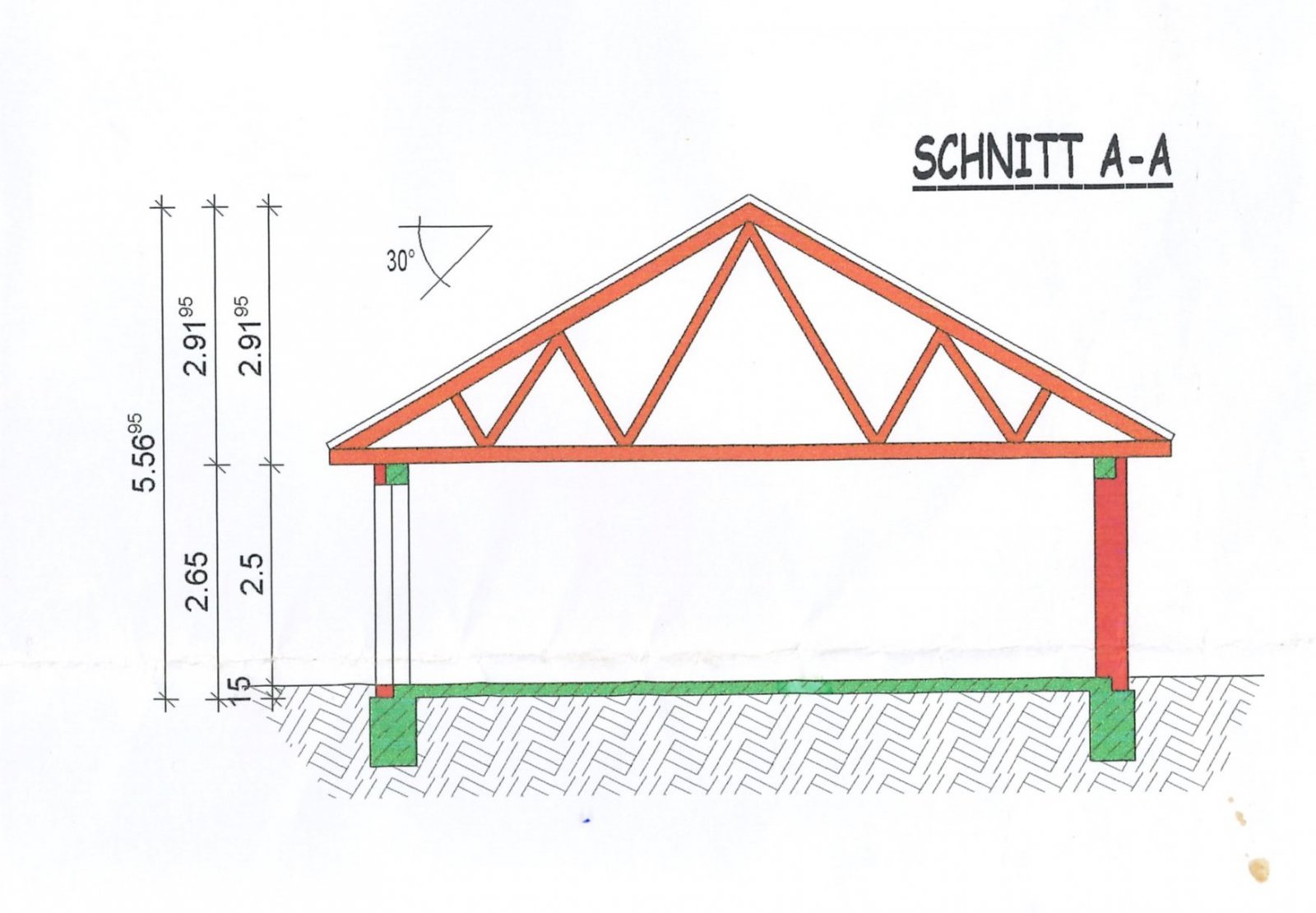 Schnitt Garage Schnitt Garage