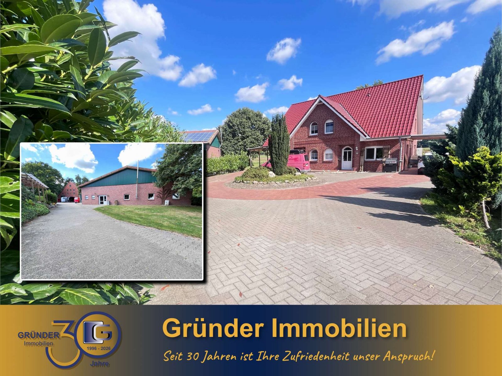 Geen commissie voor kopers! Een paradijs voor paardenliefhebbers - een object met rijarena en stallen!