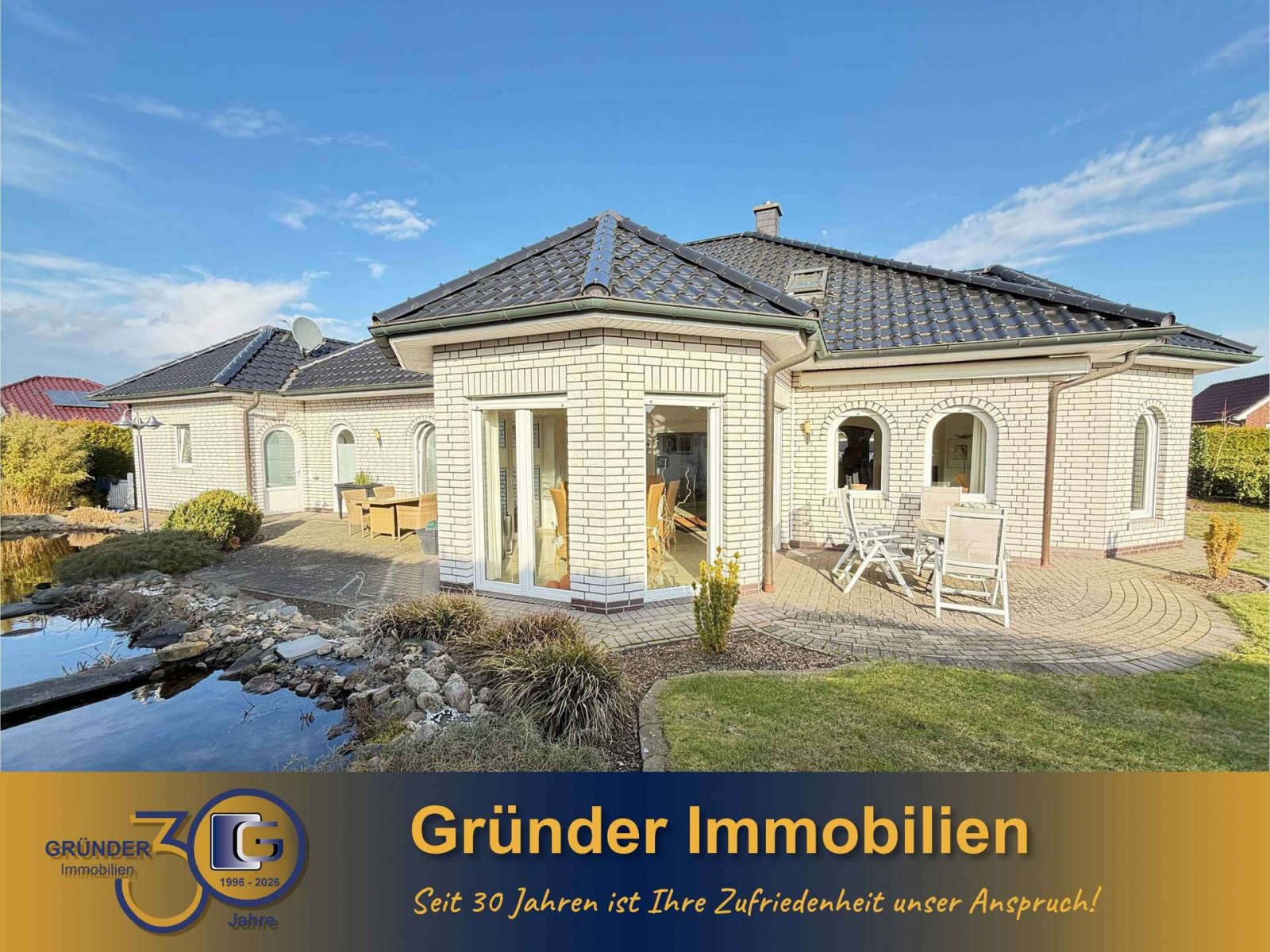 Geen commissie voor kopers! Stijlvolle elegantie gecombineerd met comfortabel wonen – uw droombungalow