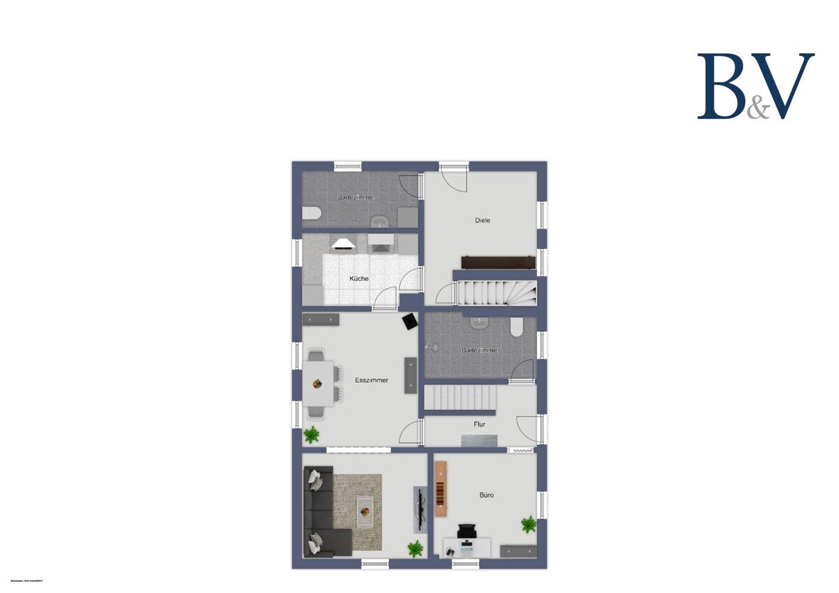 Rustig gelegen vrijstaande woning met zonnepanelen te koop in de wijk Dürenkämpe in Meppen.