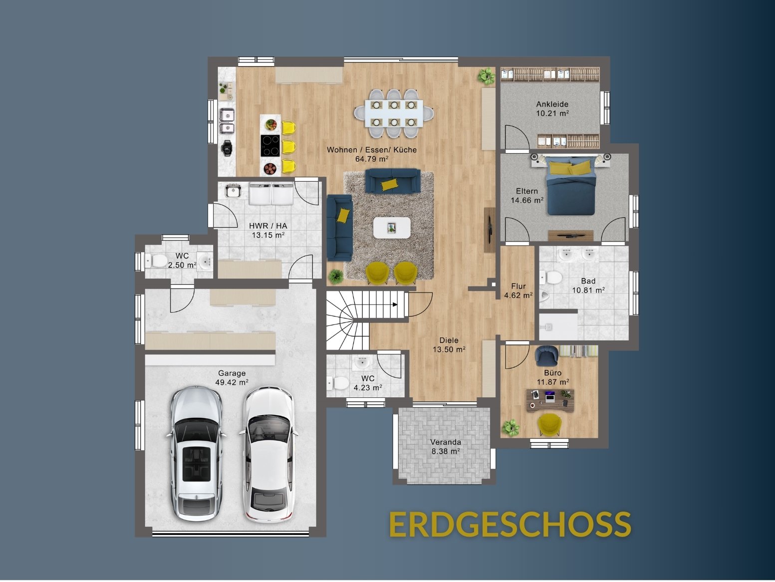 Geen commissie: Moderne bungalow met schilddak voor de hoogste woonstandaard.
