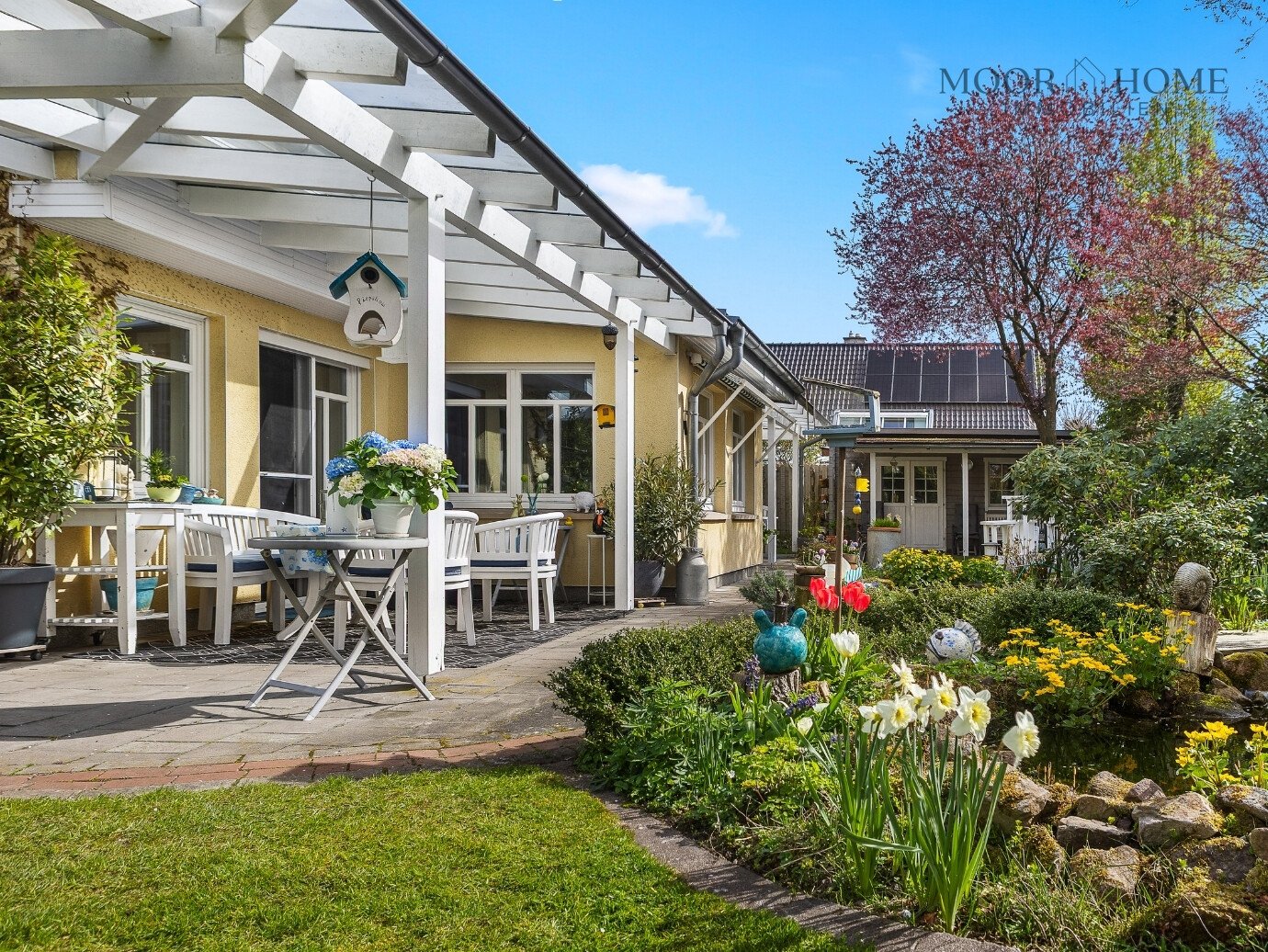 Vrijstaande woning in een rustige doodlopende straat met een grote tuin en veel ruimte in Wietmarschen-Lohne.