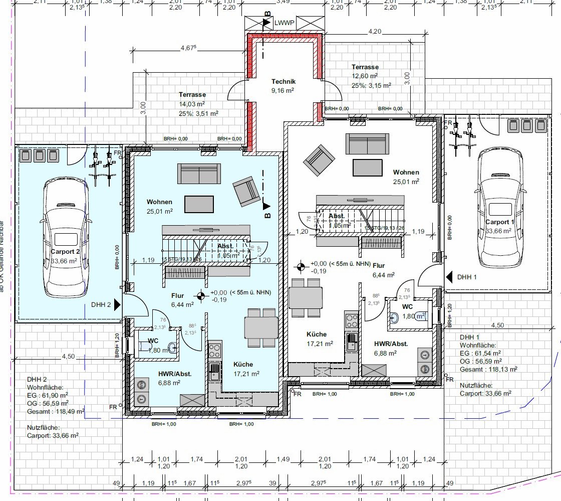 Provisionsfrei: Moderne, energieeffiziente Neubau-DHH in Fürstenau – zukunftssicher wohnen
