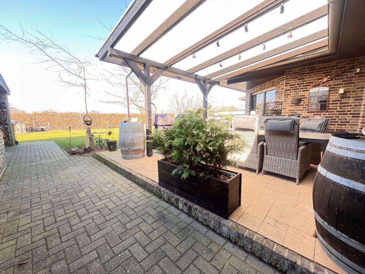 Überdachte Terrasse Überdachte Terrasse