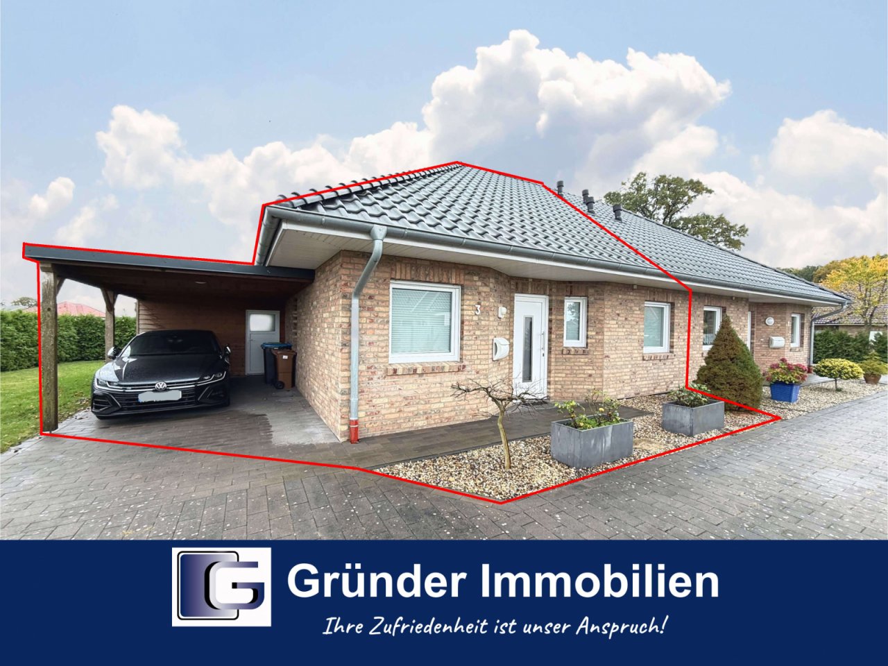 Moderne DHH - Sackgassenlage Moderne DHH - Sackgassenlage