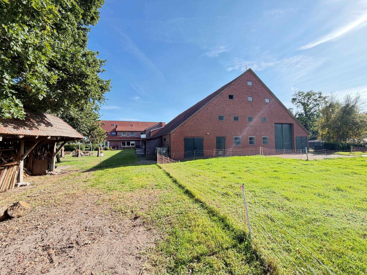 Blick auf die Scheune Blick auf die Scheune