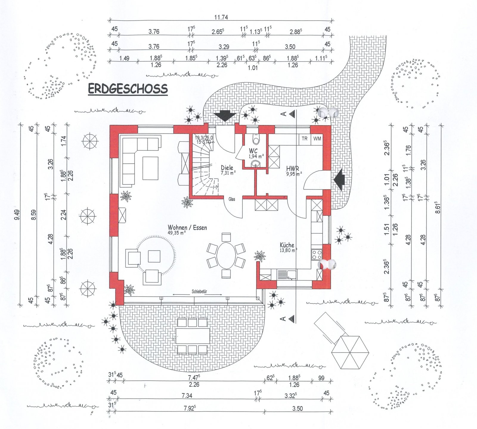 Grundriss EG Grundriss EG