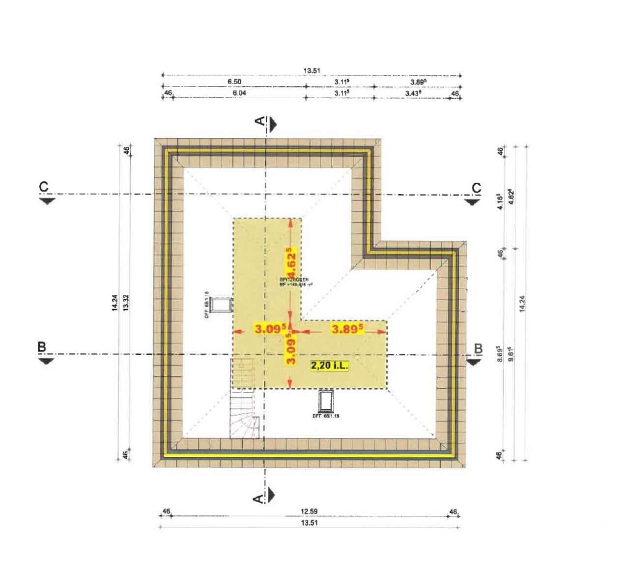 Grundriss 2543 OG Grundriss 2543 OG