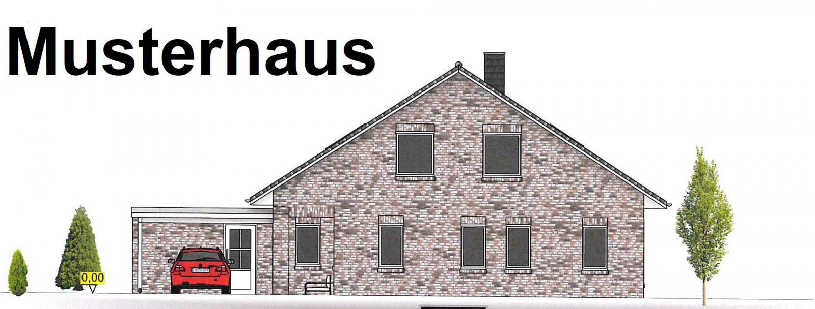 Exklusiver Neubau – Satteldachbungalow