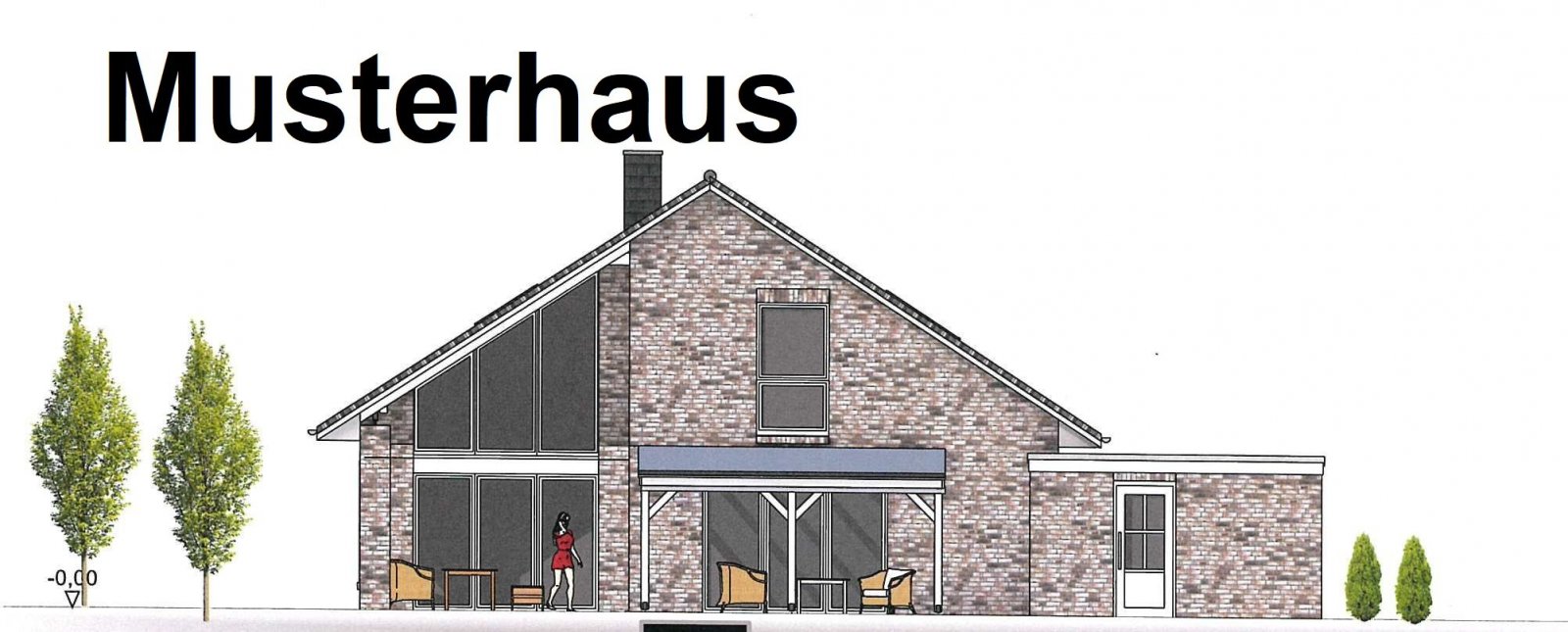 Exklusiver Neubau – Satteldachbungalow