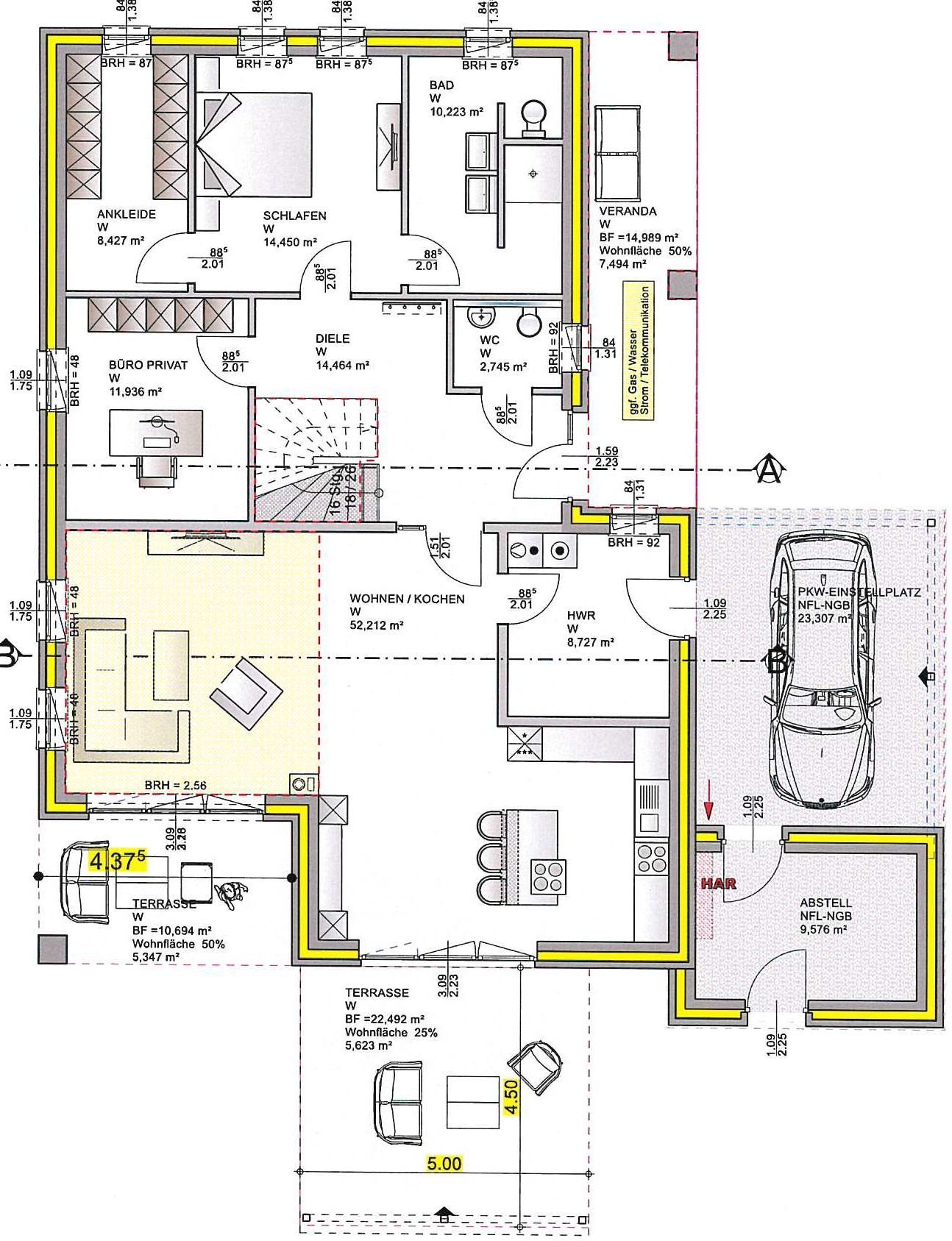 Exklusiver Neubau – Satteldachbungalow