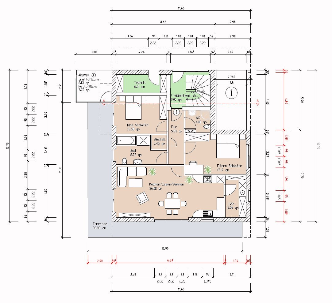 Käufer Provisionsfrei! Wertstabil & energieeffizient: Dreifamilienhaus in begehrter Wohnlage