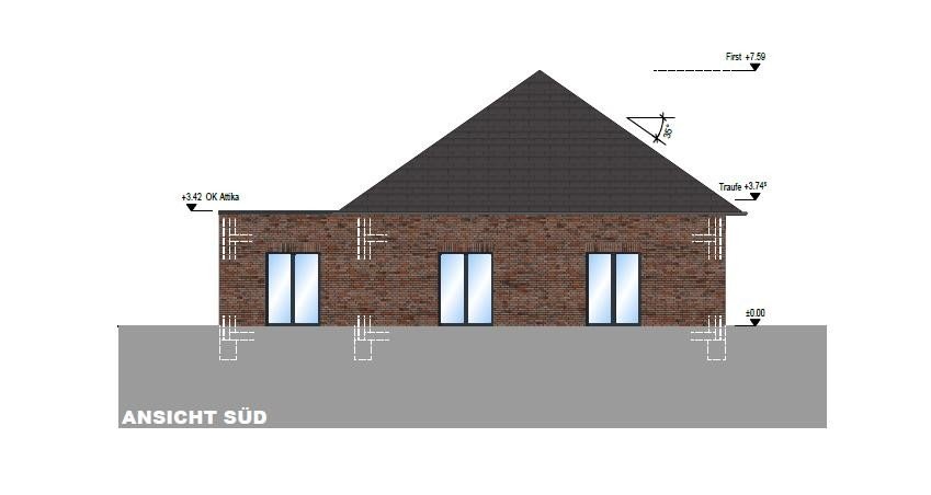 Zentraler geht es nicht! Eleganter komf. Neubauwalmdachbungalow in Bestwohnlage (Lückenbebauung)!