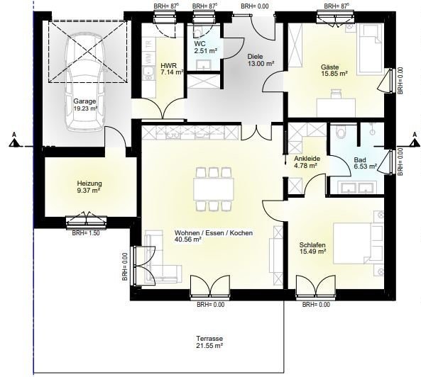 Zentraler geht es nicht! Eleganter komf. Neubauwalmdachbungalow in Bestwohnlage (Lückenbebauung)!