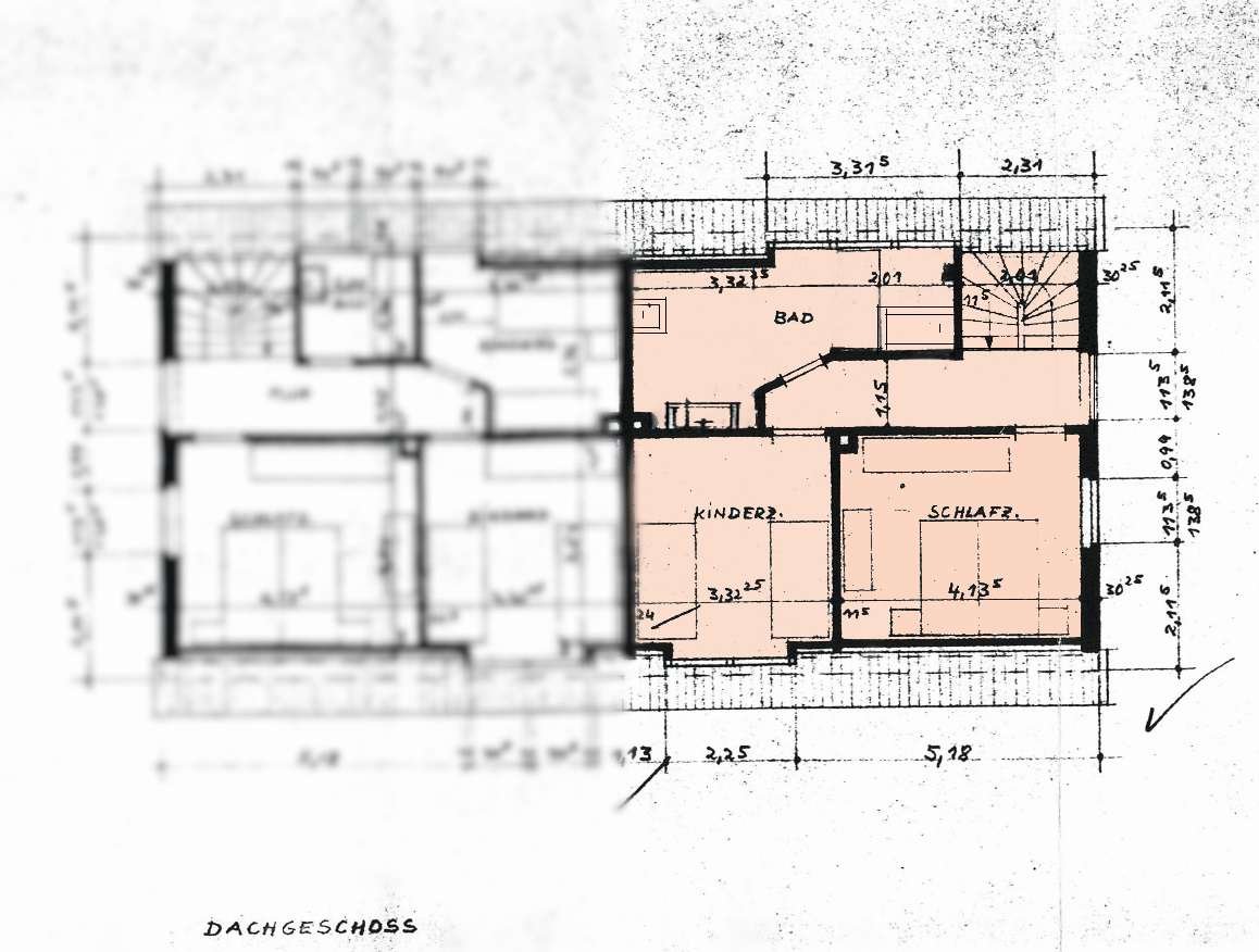 Plattegrond zolder Plattegrond zolder