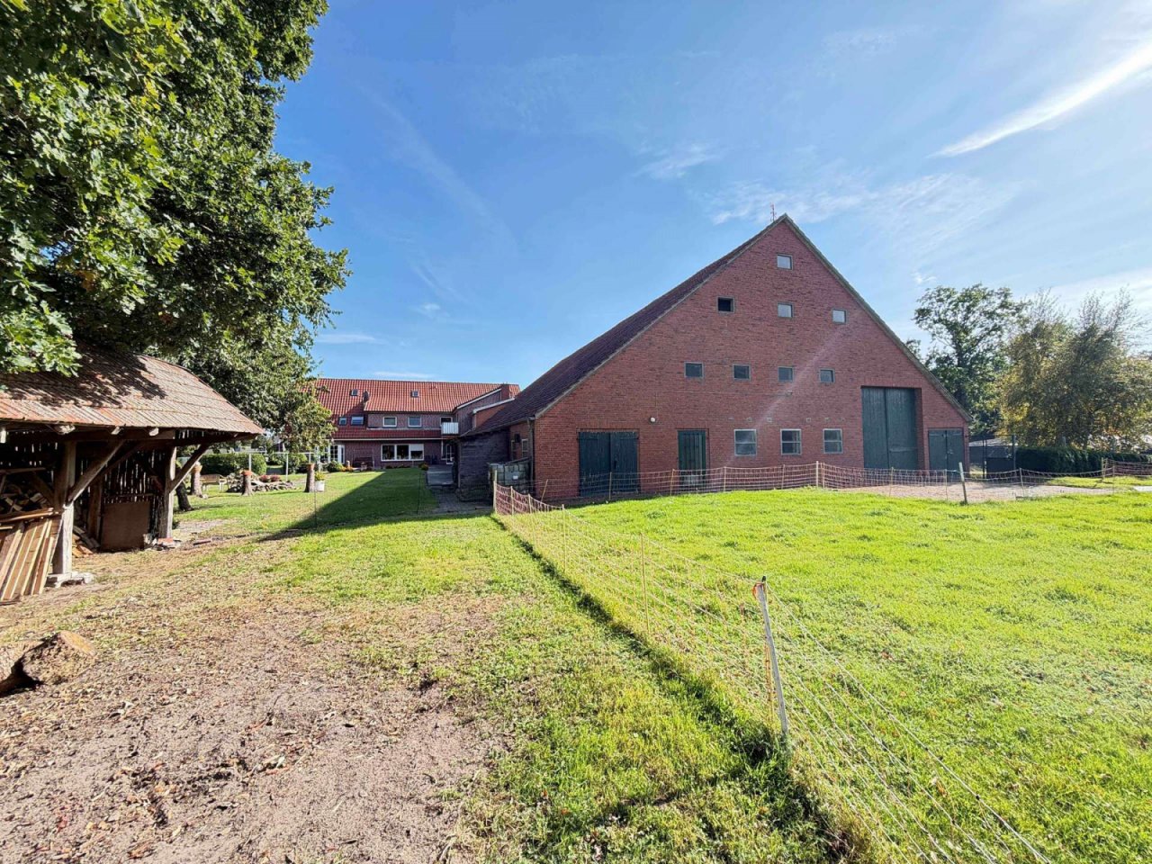 Uitzicht op de schuur Uitzicht op de schuur