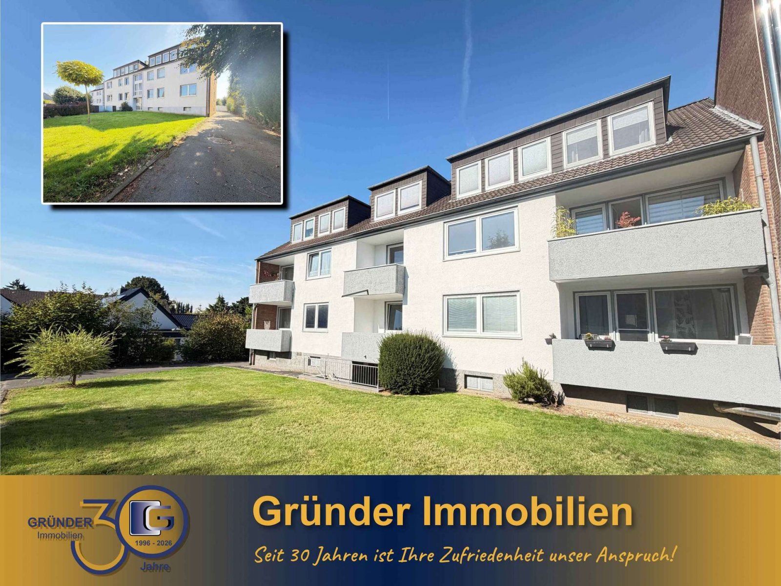 Geen commissie voor kopers: Wooncomplex met 9 appartementen in Langenfeld – in topconditie, op een toplocatie. 