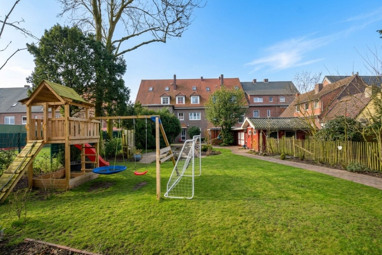 Uitzicht op de tuin